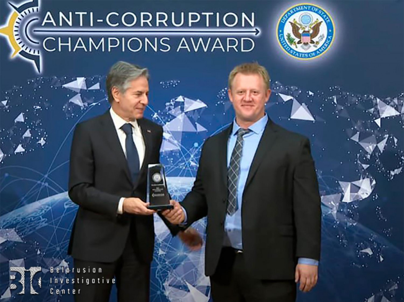Руководитель БРЦ Станислав Ивашкевич получил награду «Чемпион по борьбе с коррупцией» от Госдепартамента США