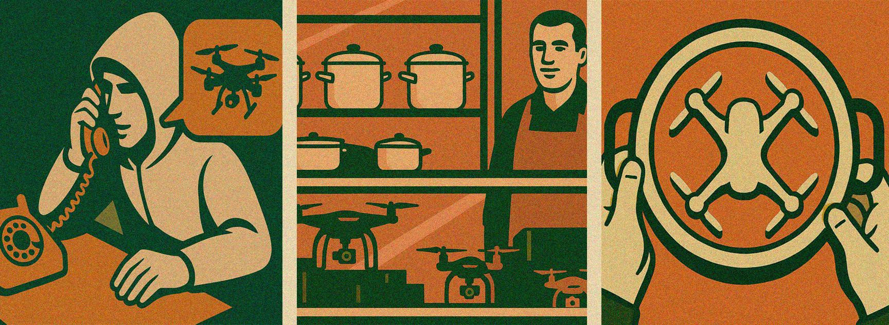 От эмалированных кастрюль до «камикадзе». БРЦ нашел беларусского барона российских дронов