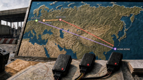 From Russia to Belarus — and back. A new route for Lithuanian GPS trackers