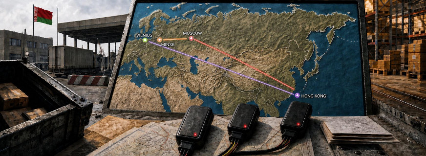 Из России в Беларусь — и обратно. Новый маршрут литовских GPS-трекеров 