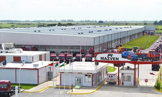MAZ truck assembly plant in Venezuela